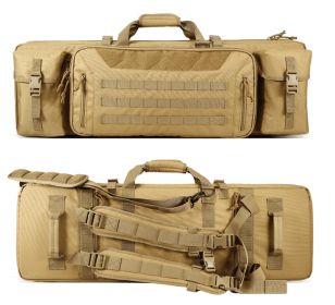 Hunting Gear Handbag Three Layer Sea Fishing Rod Outdoor Fishing (Option: Mud color-36inches)
