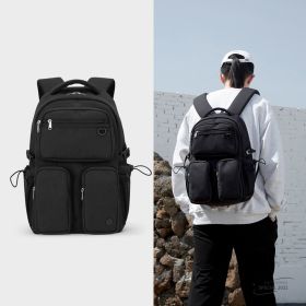 Fashion And Personality New Computer Backpack Men (Color: Black)