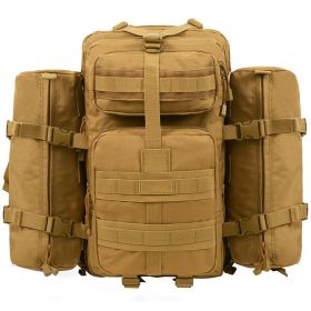 Outdoor Tactical Mountaineering Camo Backpack (Option: Brown-AandBandB)
