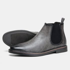 Men's Fashion Retro Cowhide Boots (Option: KD5241-44)