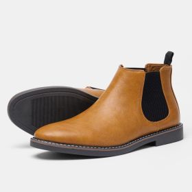 Men's Fashion Retro Cowhide Boots (Option: Style5328-42)