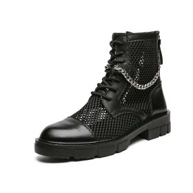 Men's Casual Breathable Breathable Shoes (Option: Black-42)
